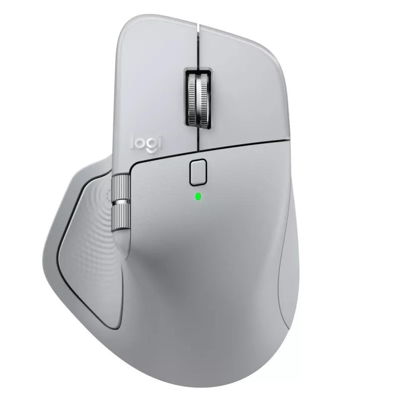Logitech hiir MX Master 4 — paremakäeline, laser 8000 DPI, RF juhtmevaba + Bluetooth, 8 nuppu, hall