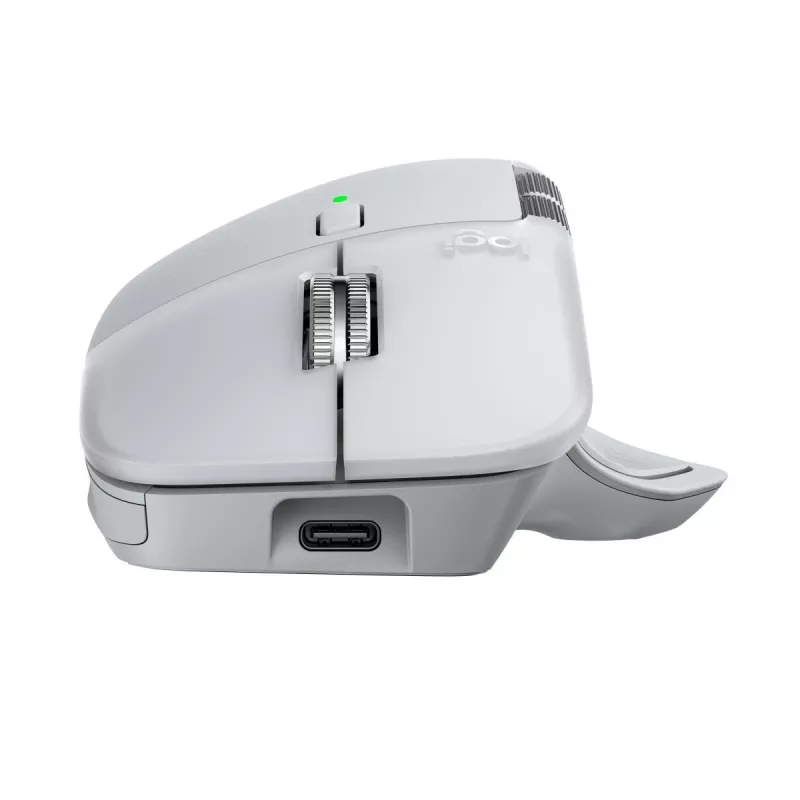 LOGITECH MX Master 4 for Mac - Juhtmeta hiir - Valge hõbedane