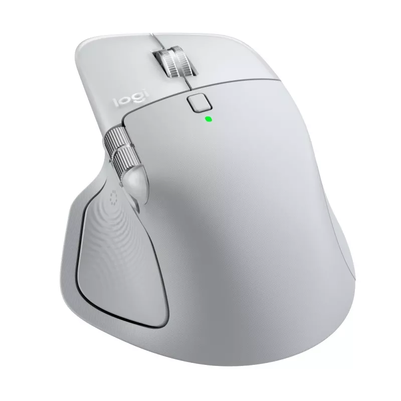 LOGITECH MX Master 4 for Mac - Juhtmeta hiir - Valge hõbedane