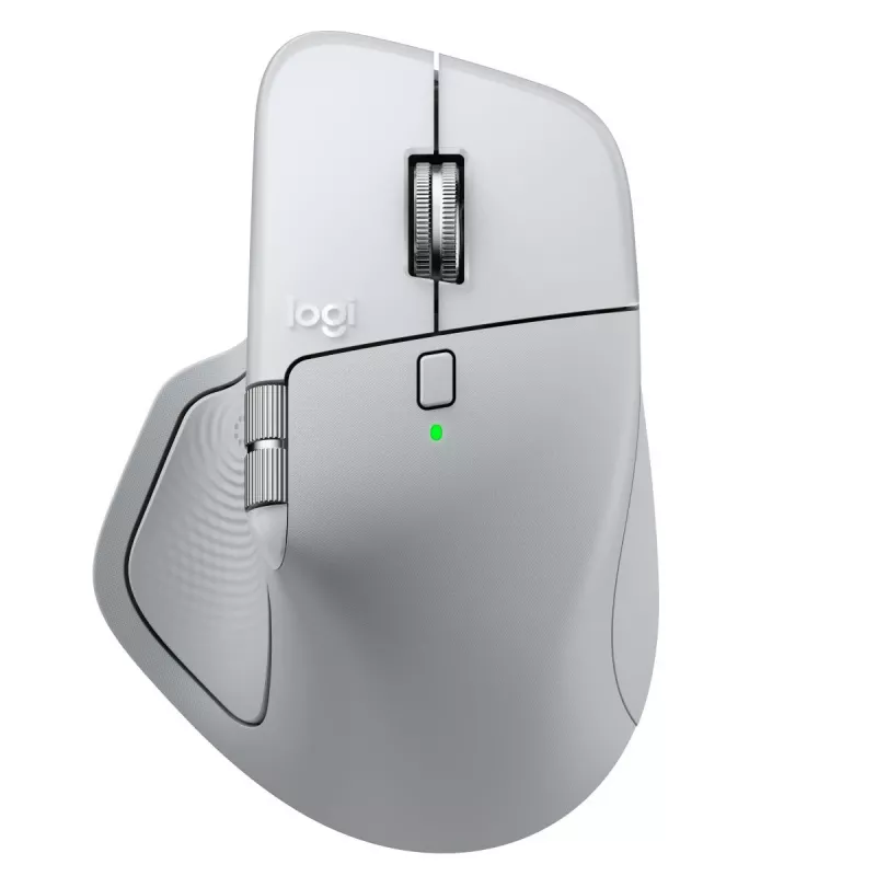 LOGITECH MX Master 4 for Mac - Juhtmeta hiir - Valge hõbedane