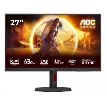 AOC G4 Q27G4SRU arvutimonitor 68,6 cm (27 tolli) 2560 x 1440 pikslit Quad HD LED must, punane