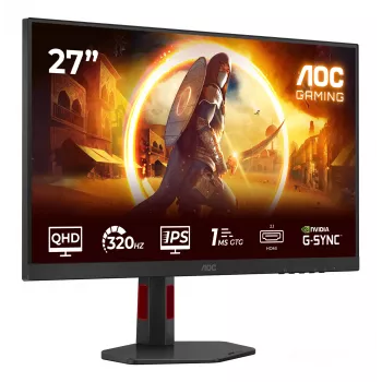 AOC G4 Q27G4SRU arvutimonitor 68,6 cm (27 tolli) 2560 x 1440 pikslit Quad HD LED must, punane