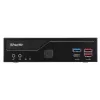 Shuttle Slim PC DH770, S1700, 2x HDMI, 2x DP, 2x 2.5G LAN, 2x COM, 8x USB, 1x 2,5 tolli, 2x M.2, 24/7 pidev töö, koos VESA kinnitusega