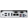 Shuttle Slim PC DH770, S1700, 2x HDMI, 2x DP, 2x 2.5G LAN, 2x COM, 8x USB, 1x 2,5 tolli, 2x M.2, 24/7 pidev töö, koos VESA kinnitusega