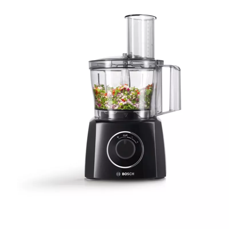 Bosch MCM3201B köögikombain 800 W 2,3 L Must, Läbipaistev