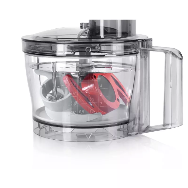 Bosch MCM3201B köögikombain 800 W 2,3 L Must, Läbipaistev