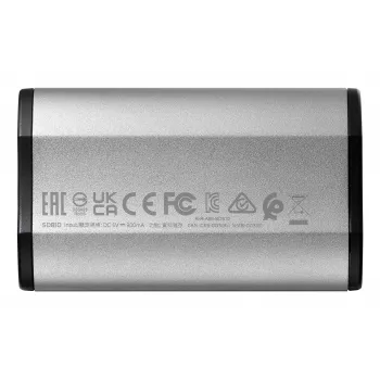 ADATA SD810 1 TB USB USB-C USB 3.2 Gen 2x2 Must, Hõbedane