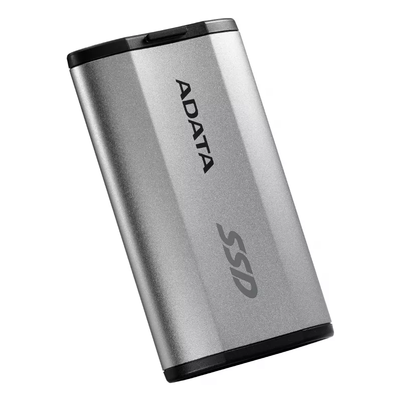 ADATA SD810 1 TB USB USB-C USB 3.2 Gen 2x2 Must, Hõbedane