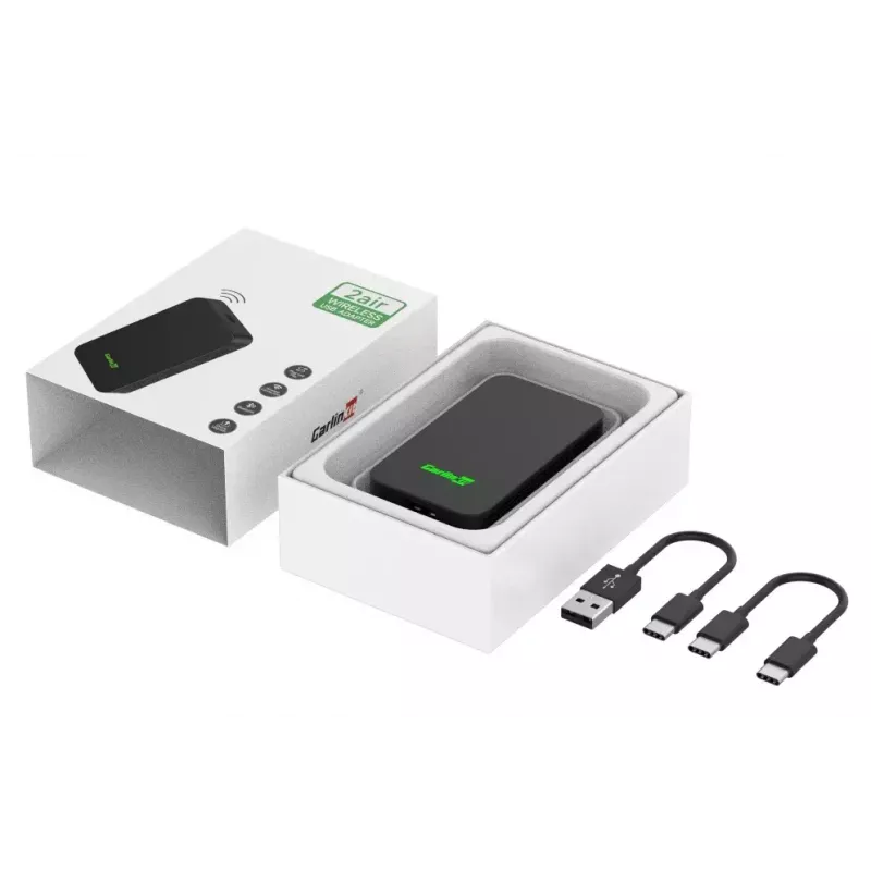 Automeediavastuvõtja Carlinkit CPC200-2AIR Must Wi‑Fi 5 GHz / 2,4 GHz, Bluetooth 4.1, USB‑C