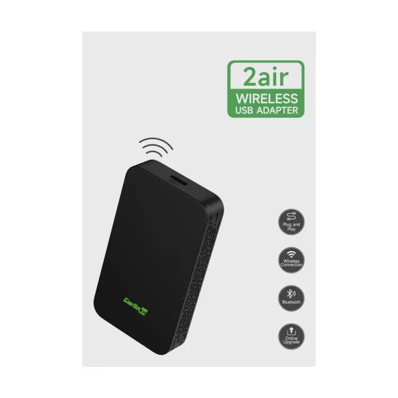 Automeediavastuvõtja Carlinkit CPC200-2AIR Must Wi‑Fi 5 GHz / 2,4 GHz, Bluetooth 4.1, USB‑C