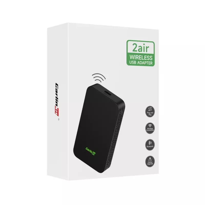 Automeediavastuvõtja Carlinkit CPC200-2AIR Must Wi‑Fi 5 GHz / 2,4 GHz, Bluetooth 4.1, USB‑C