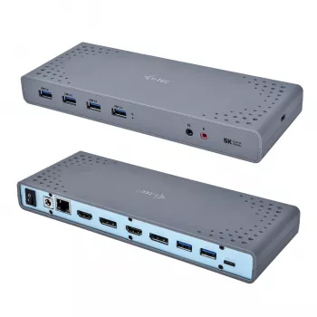 i-tec USB 3.0 / USB-C / Thunderbolt 3 kahe ekraaniga dokkimisjaam