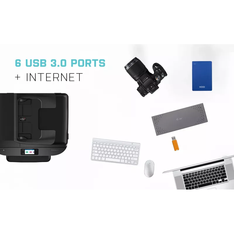 i-tec USB 3.0 / USB-C / Thunderbolt 3 kahe ekraaniga dokkimisjaam