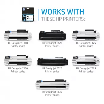 HP 711 3-pakk 29-ml kollane DesignJet tindikassetid