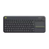 LOGITECH Wireless Touch Keyboard K400 Plus - Must - Qwerty UK