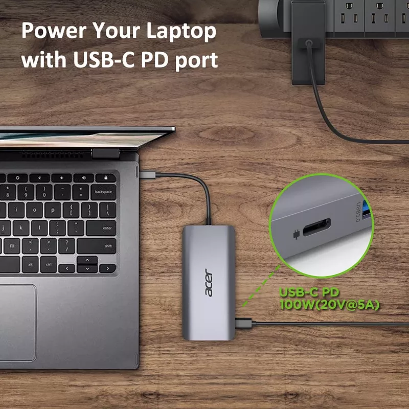 ACER 12in1 Type C Dongle Silver