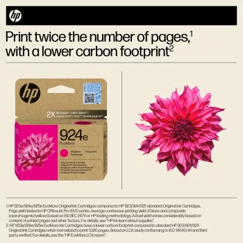 HP 924e EvoMore Magenta originaalne tindikassett