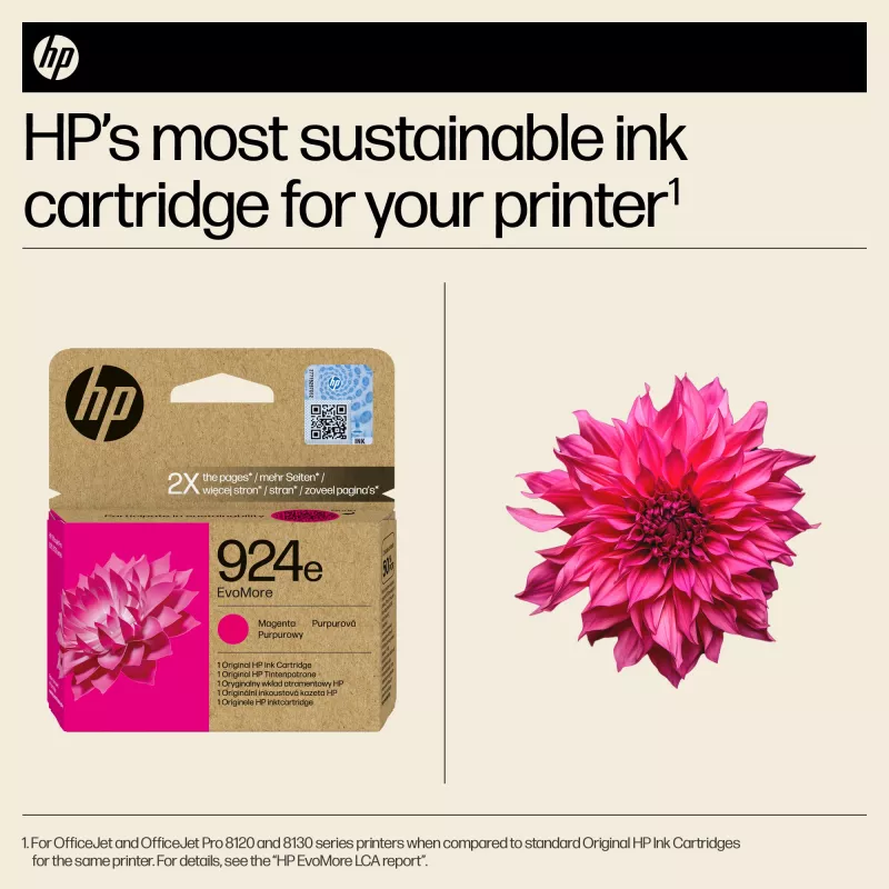 HP 924e EvoMore Magenta originaalne tindikassett