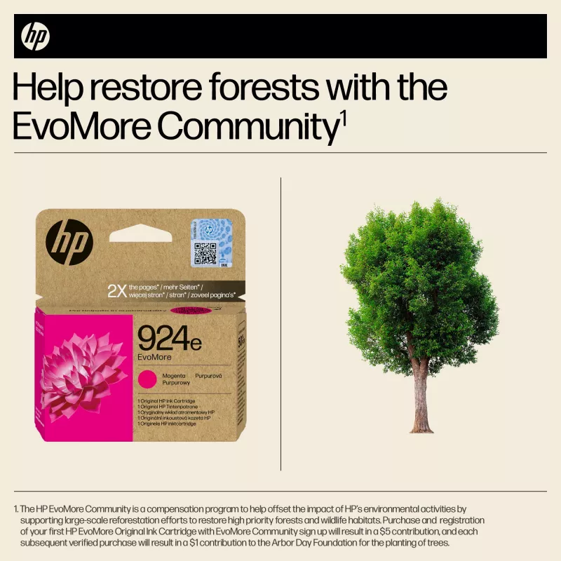 HP 924e EvoMore Magenta originaalne tindikassett