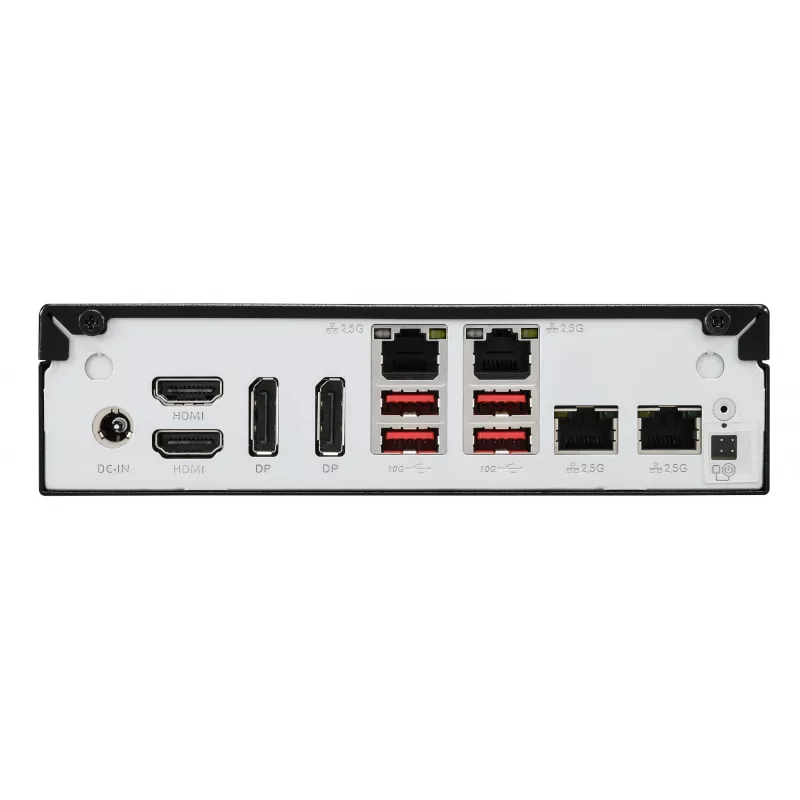 Shuttle Slim AI PC DN11H7 Intel Core Ultra 7 155H, Intel Arc graafika, 2xHDMI, 2x DP, 4x 2.5 Gbit LAN, VESA, 24/7 pidev töö
