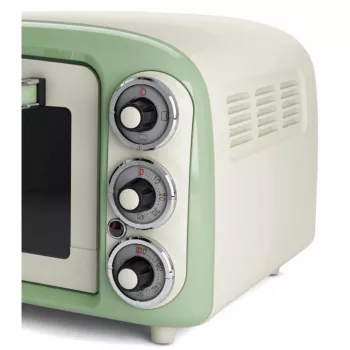 Ariete 979 Design 18-liitrine elektriahi, sobib 30 cm pitsale, 1380 W, 3 küpsetusasendit, 60-minutiline taimer, roostevaba teras, pastellroheline