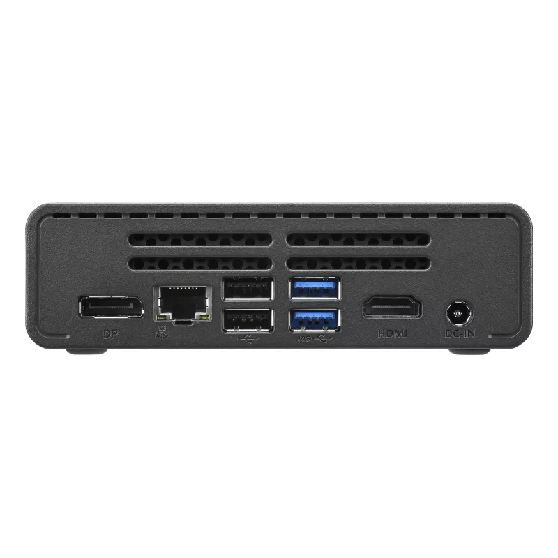 Shuttle Nano PC NE10N, Intel N 100, 1x HDMI, 1x DP, 6x USB, 1x LAN, ventilaatorita, 24/7 pidev töö, koos VESA kinnitusega