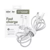 PanzerGlass empower™ by ® Racing 240W USB-C to USB-C kaabel | USB 2.0 | 2 m | hõbevalge