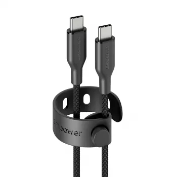 PanzerGlass empower™ by ® Racing 60W USB-C–USB-C kaabel | USB 2.0 | 1.2 m | kosmosemust