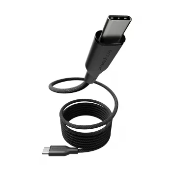 PanzerGlass empower™ by ® Magnetic 240W USB-C to USB-C kaabel | USB 2.0 | 1,5 m | Kosmose-must