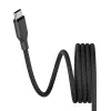 PanzerGlass empower™ by ® Magnetic 240W USB-C to USB-C kaabel | USB 2.0 | 1,5 m | Kosmose-must