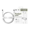 PanzerGlass empower™ by ® Racing 60W USB-C to USB-C kaabel | USB 2.0 | 2M | Hõbevalge