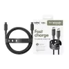 PanzerGlass empower™ by ® Racing 240W USB-C–USB-C kaabel | USB 2.0 | 1,2 m | kosmose must