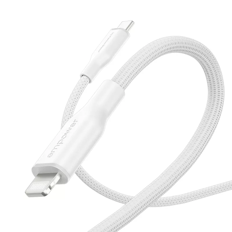 PanzerGlass empower™ by ® Racing 60W USB-C to Lightning kaabel | USB 2.0 | 1,2 m | Hõbevalge
