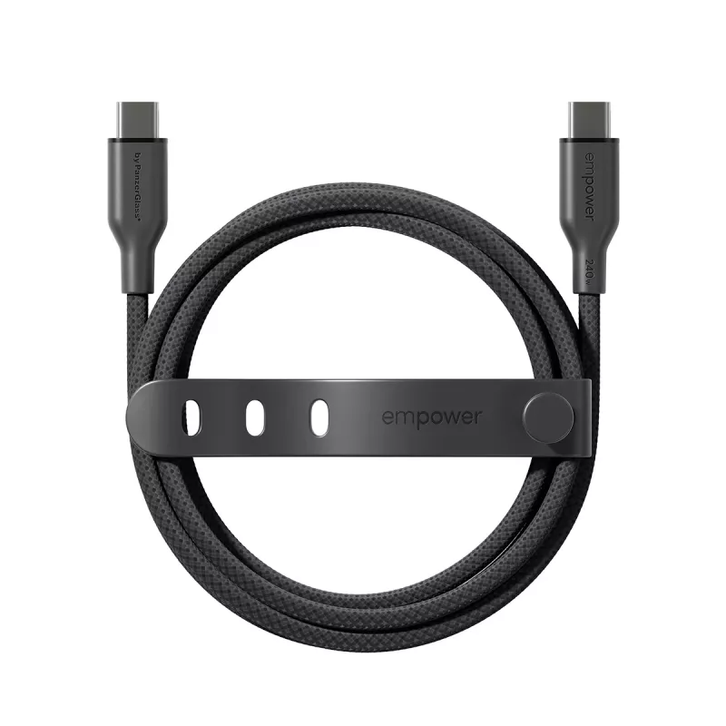 PanzerGlass empower™ by ® Racing 240W USB-C to USB-C kaabel | USB 2.0 | 2 m | kosmosehall
