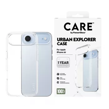 PanzerGlass CARE™ by ® Urban Explorer ümbris läbipaistev iPhone Air