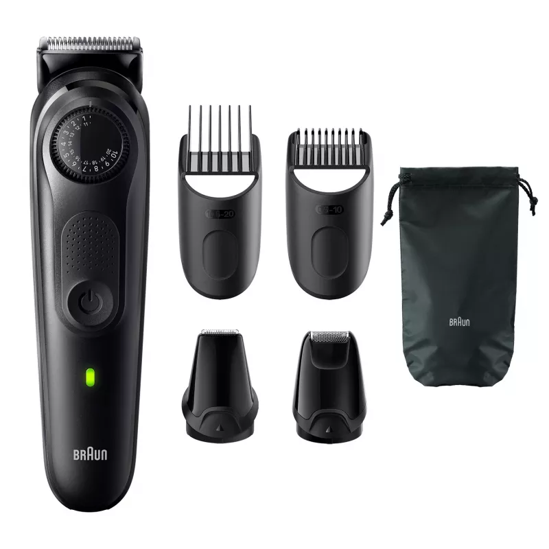 Braun BeardTrimmer 5 BT5430 habemetrimmer Aku 40 2 cm Märg ja kuiv Must
