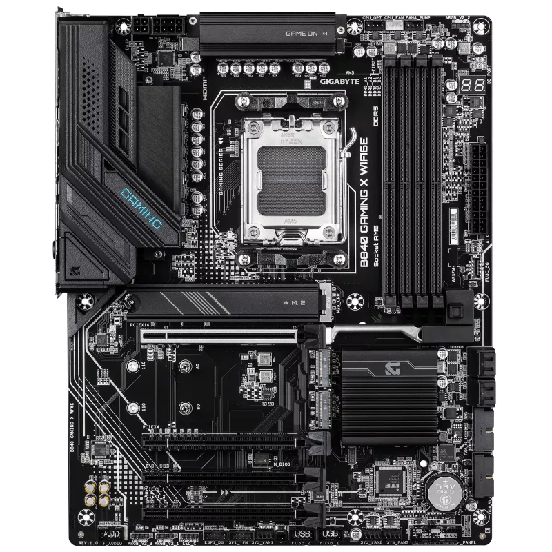 Emaplaat GIGABYTE B840 GAMING X WIFI6E, AMD B550, Socket AM5, ATX