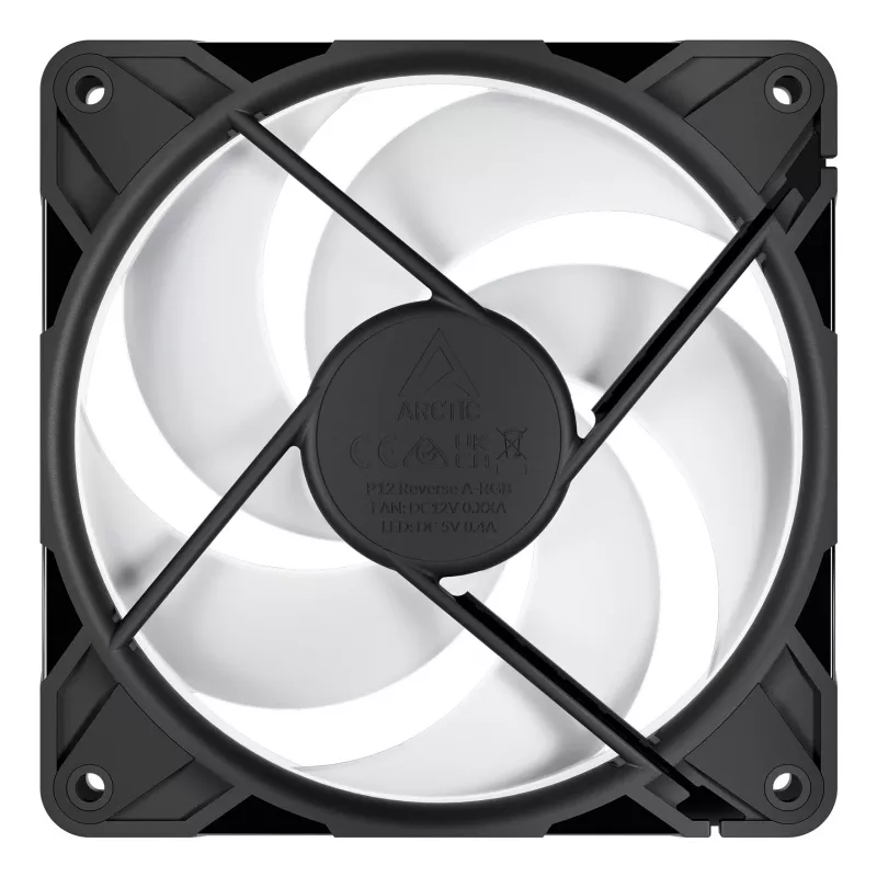 ARCTIC Freezer P12 Pro Reverse A-RGB 120 mm A-RGB - PWM ventilaator kaablijagajaga