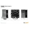 be quiet Pure Rock õhuke 3 protsessori õhkjahuti 10 cm Hõbedane 1 tk