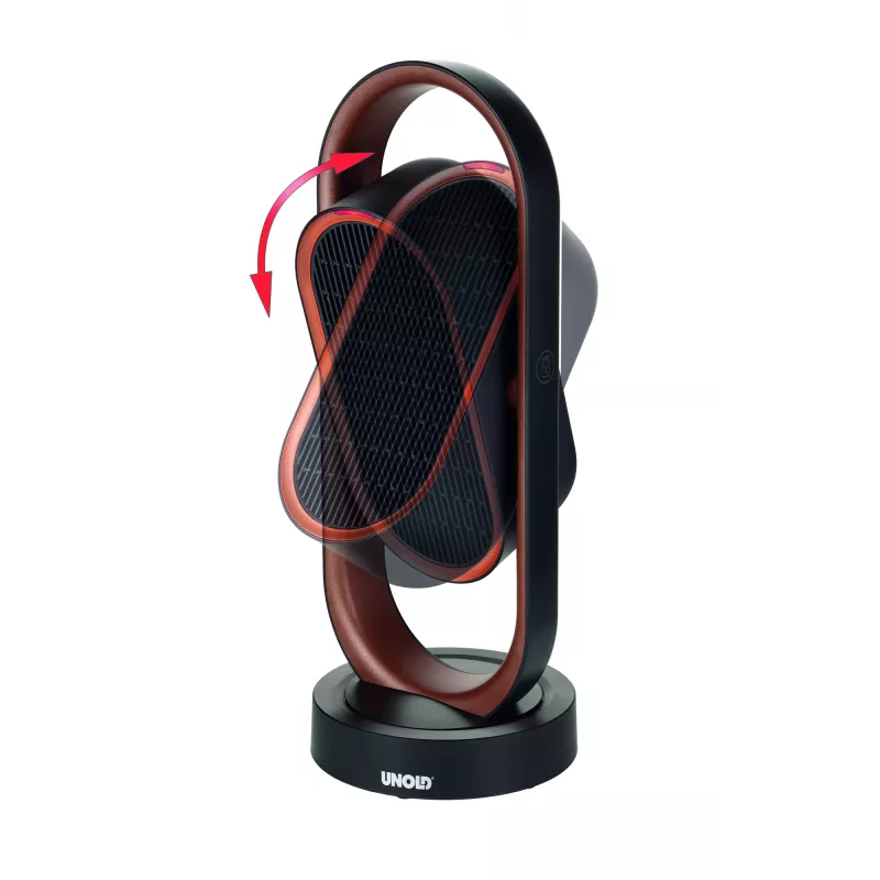 Unold Ceramic Fan Heater 3D, elektriline ventilaatorküttekeha, keraamiline, -45 - 45°, 80°, 8 h, 1,5 m