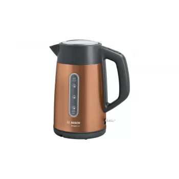 Bosch TWK4P439 elektriline veekeetja 1,7 L 2400 W Must, Kuldne