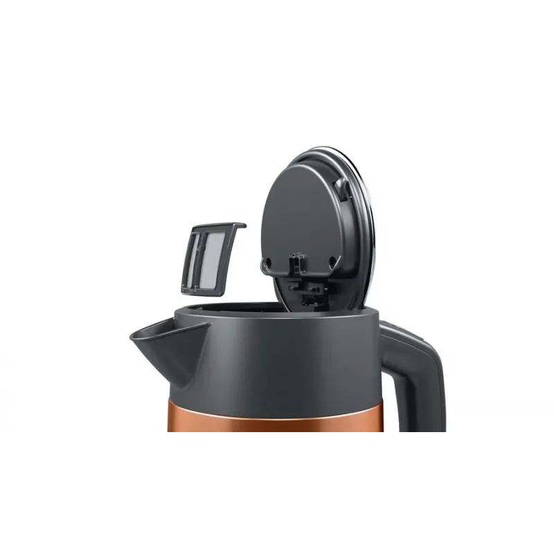 Bosch TWK4P439 elektriline veekeetja 1,7 L 2400 W Must, Kuldne