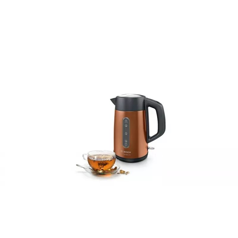 Bosch TWK4P439 elektriline veekeetja 1,7 L 2400 W Must, Kuldne