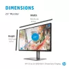 HP Z25xs G3 arvutimonitor 63,5 cm (25 tolli) 2560 x 1440 pikslit Quad HD must