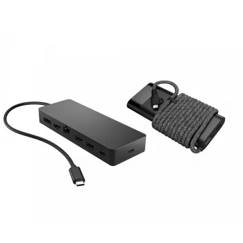 USB-C jaotur ja sülearvuti laadija HP 9H0H9AA#ABB Kompaktne disain, mitmekülgne ühenduvus