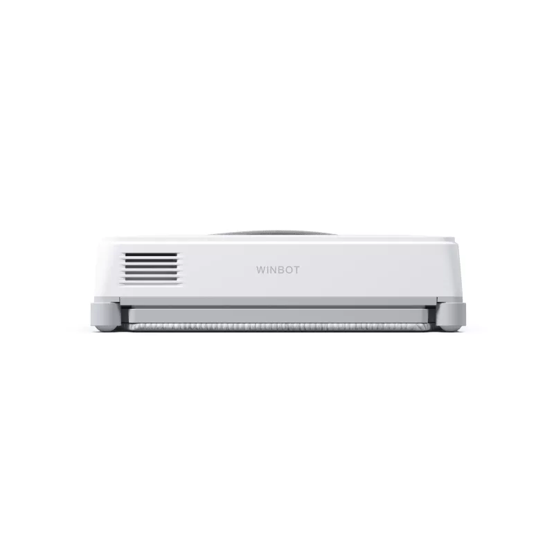 Akende puhastusrobot Ecovacs WINBOT MINI — iminapp, Li‑Ion aku, min aken 22×25 cm, 1,3 kg, 215×215×55 mm, hall/valge