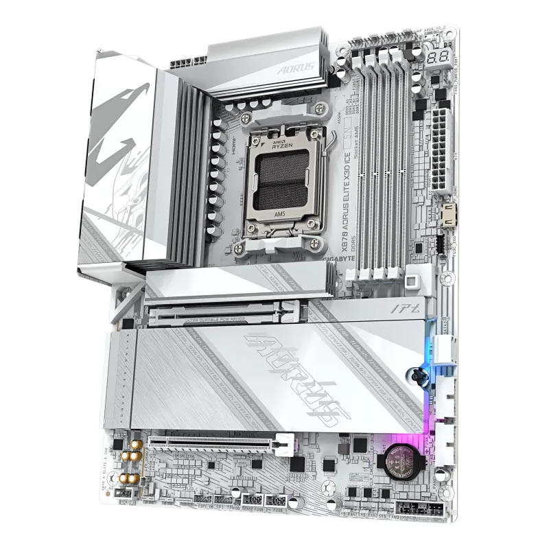 Emaplaat GIGABYTE X870 AORUS ELITE X3D ICE, AMD X870, Socket AM5, ATX