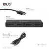 CLUB3D Quad DisplayPort™ Hub – 4 x 4K eraldusvõime @ 30 Hz, MST tugi