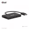CLUB3D Quad DisplayPort™ Hub – 4 x 4K eraldusvõime @ 30 Hz, MST tugi