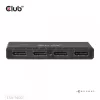 CLUB3D Quad DisplayPort™ Hub – 4 x 4K eraldusvõime @ 30 Hz, MST tugi
